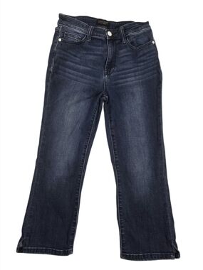 Judy Blue Skinny Fit Capri Jeans Dark Wash Stretch Women's Size 7/28